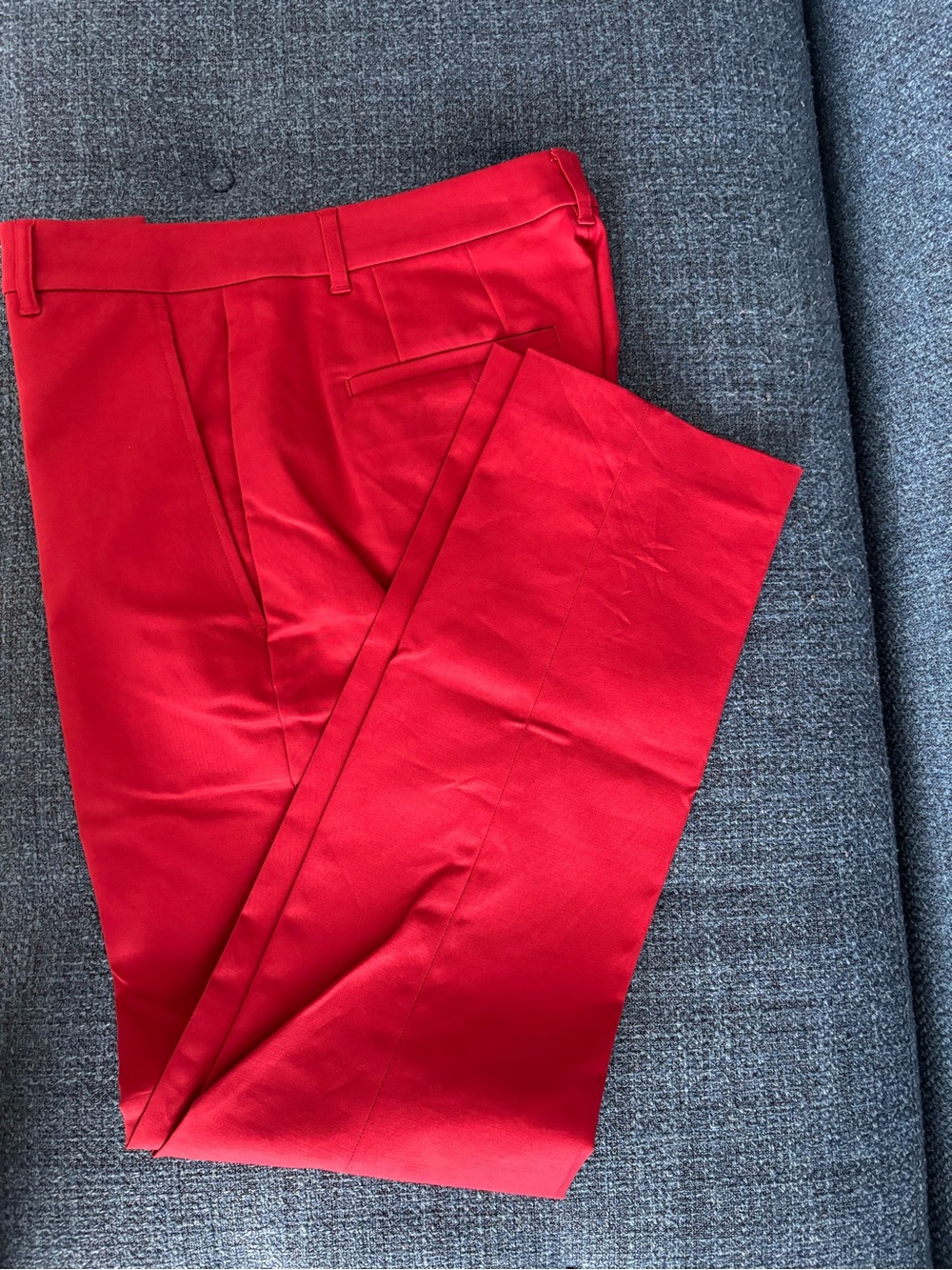Won Red Dress Pants - Classic Tailored Fit